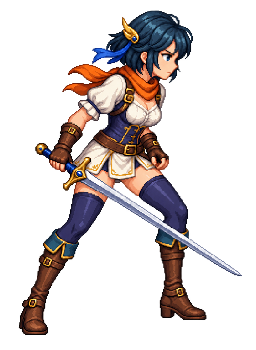 Single static character image